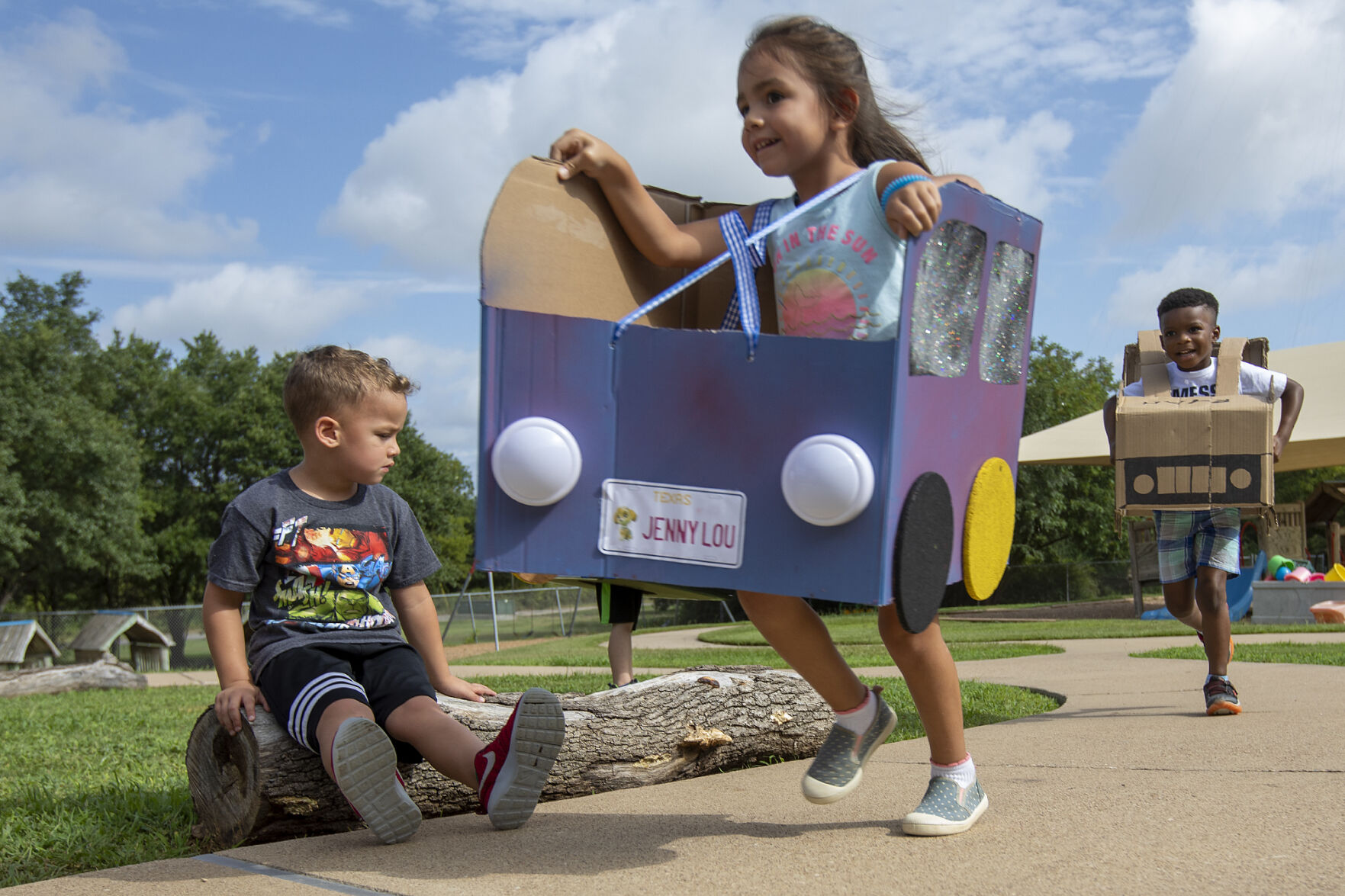 Preschool box car race